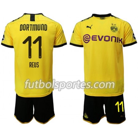 Camisetas Niños Borussia Dortmund Reus 11 Primera Equipacion 2019/2020